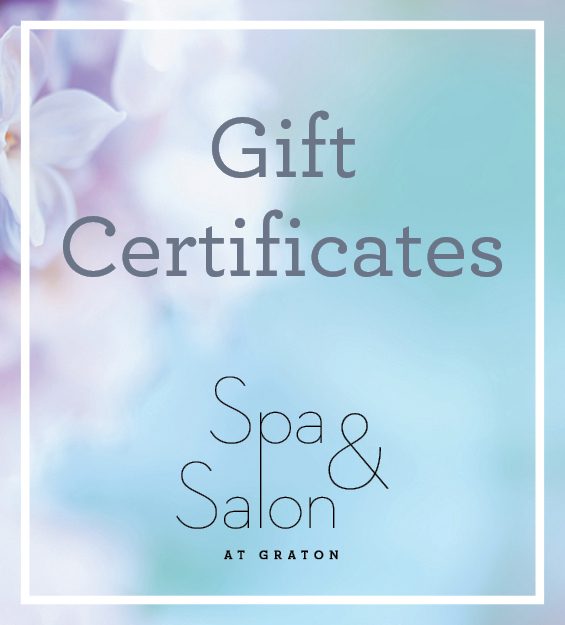 Spa & Salon Gift Certificates