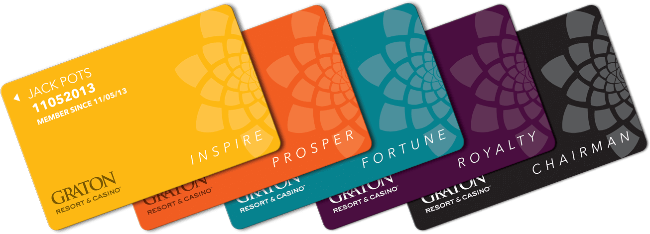 Graton Resort Casino, Rewards Card Images